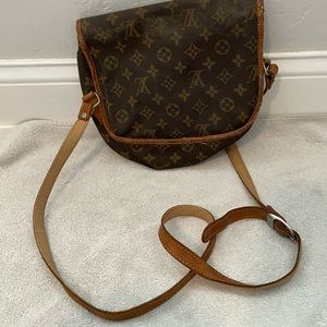 Louis Vuitton off shoulder/across body brown bag